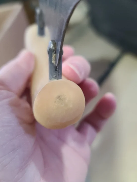 Set of 5 Ulu Herb/Meat Choppers, Alaska Wood Handles, One Is Guenuine - Picture 8 of 8